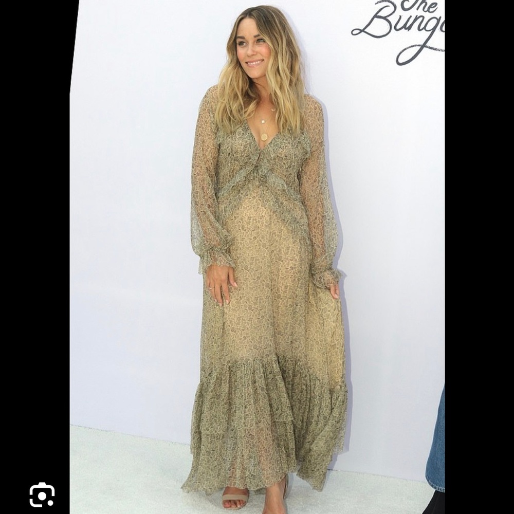 Doen Saffron Dress Chamomile Garden Bloom. Silk Maxi … Gem